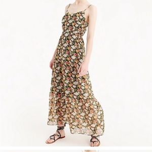 J Crews mercantile maxi dress in Sweet Pea floral